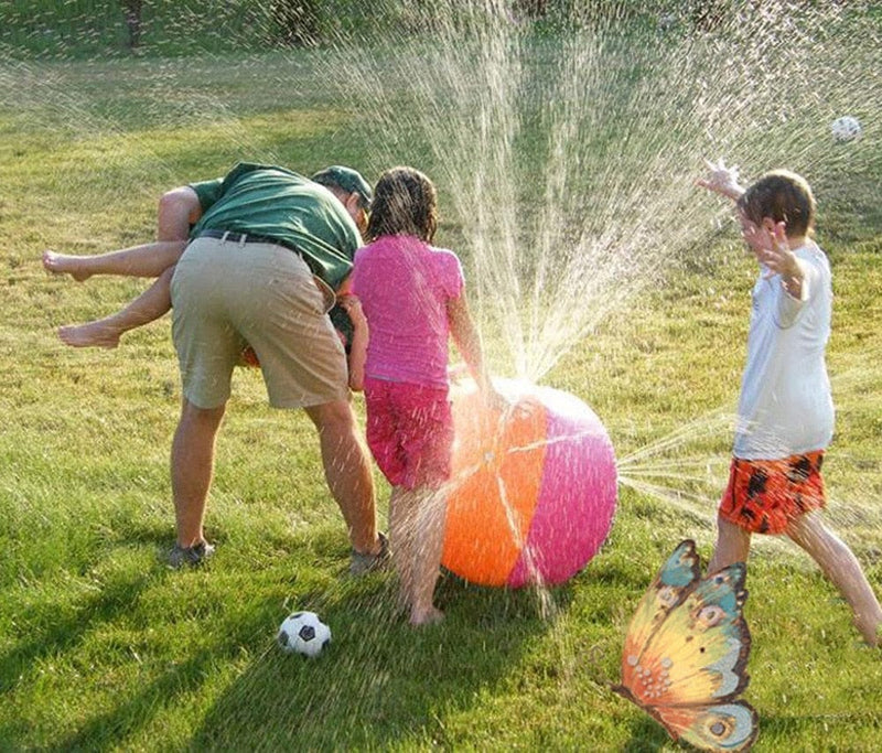 Bola Com Esguicho Para Piscina Pátio Ultra Diversão